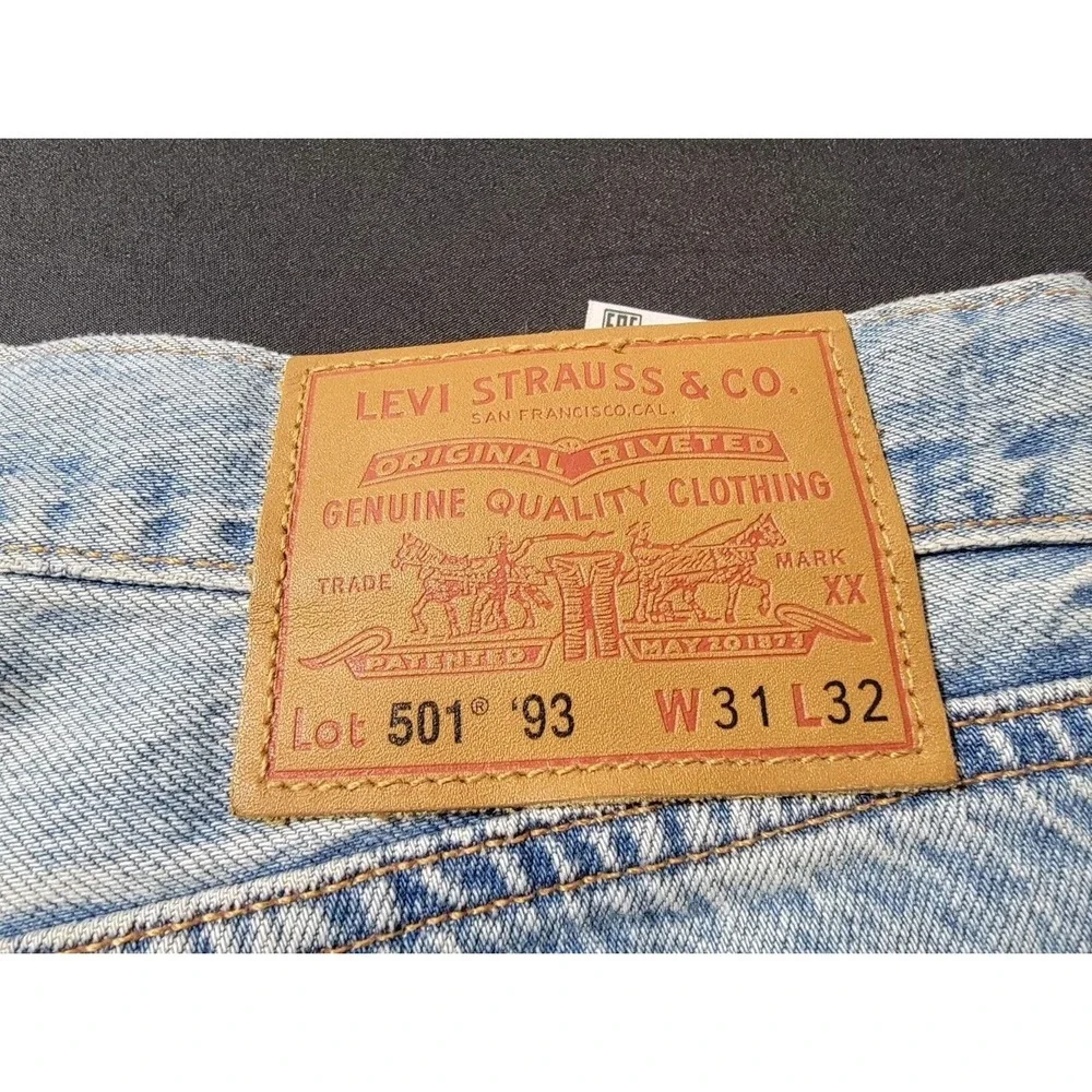 Levi's Premium 501 '93‎ Straight Jeans Young Legend Men's 31X32